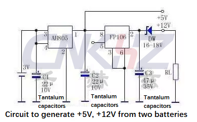 6 3V 至 +5V、+12V 電路